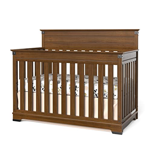 Child Craft Redmond 4-in-1 Convertible Crib, Coach Cherry