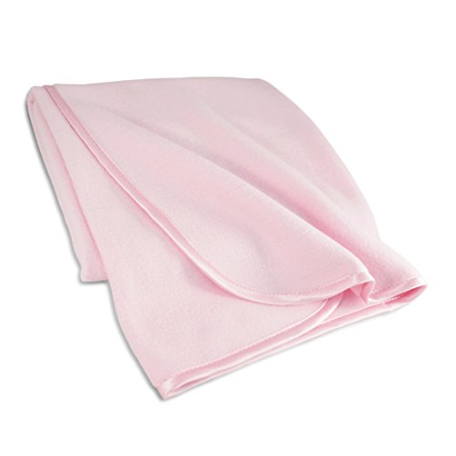 American Baby Company Fleece Blanket, Pink, 30 x 30, for Girls