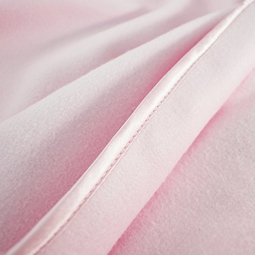 American Baby Company Fleece Blanket, Pink, 30 x 30, for Girls