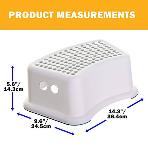 Dreambaby Step Stool for Kids - Non-Slip Base and Contoured Design for Toilet Potty Training and Sink Use