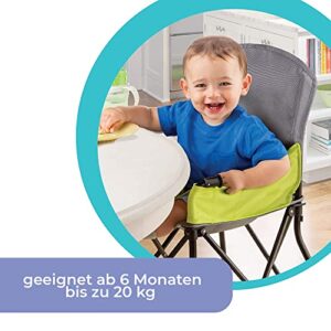 Summer Pop ‘n Sit Portable Highchair, Green - Portable Highchair For Indoor/Outdoor Dining – Space Saver High Chair with Fast, Easy, Compact Fold, For 6 Months – 45 Pounds