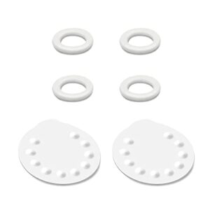 replacement parts for medela harmony manual pump; 4 o-rings, 2 membranes by maymom