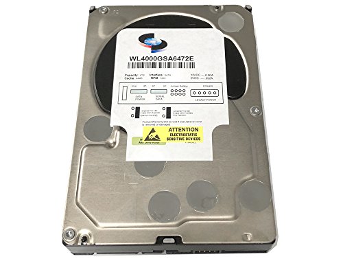 White Label WL 4TB 7200RPM 64MB Cache SATA 6.0Gb/s (Enterprise Grade) 3.5" Hard Drive (for Server, RAID, NAS, DVR, Desktop PC) w/1 Year Warranty