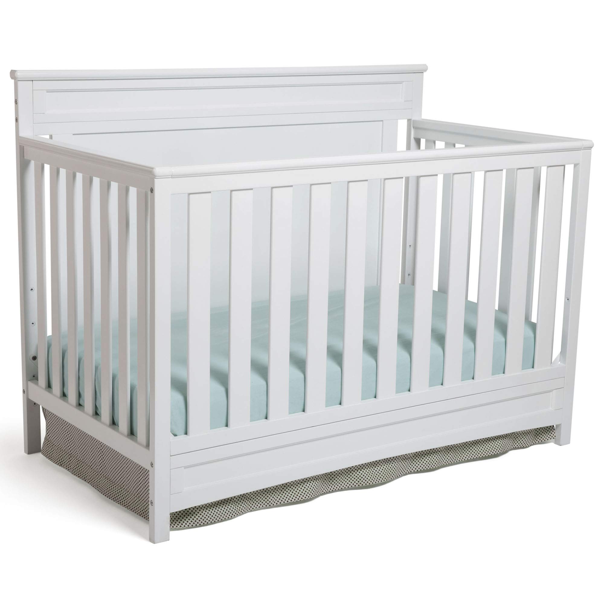 Delta Children Princeton 4-in-1 Convertible Baby Crib, White