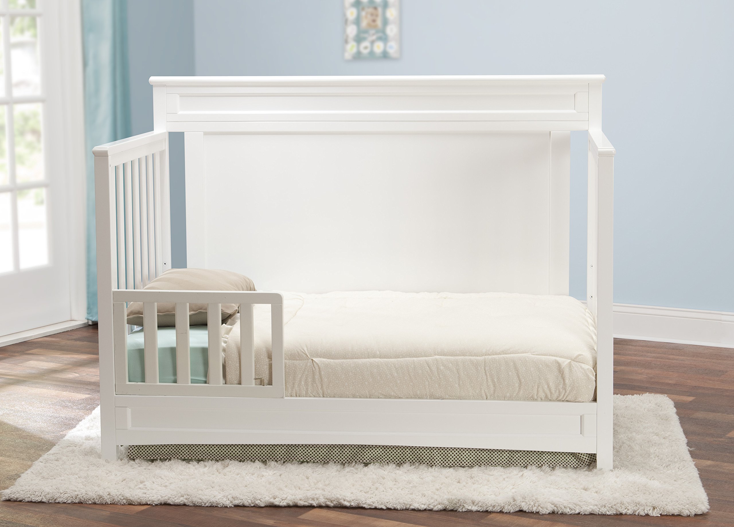 Delta Children Princeton 4-in-1 Convertible Baby Crib, White