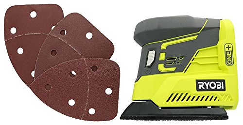 Ryobi P401 One+ 18-Volt Corner Cat Finishing Sander w/ Included Sandpaper (Battery Not Included / Sander Only)