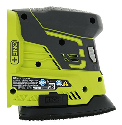 Ryobi P401 One+ 18-Volt Corner Cat Finishing Sander w/ Included Sandpaper (Battery Not Included / Sander Only)