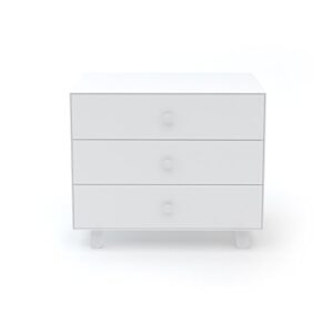oeuf merlin 3 dresser with sparrow base in white