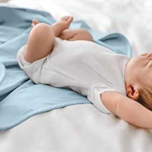 The Ollie Swaddle - Helps to Reduce The Moro (Startle) Reflex - Made from a Custom Designed Moisture-Wicking Material (Sky)