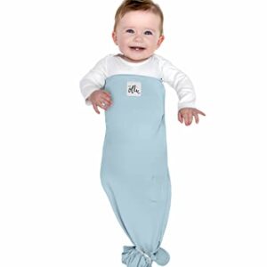 The Ollie Swaddle - Helps to Reduce The Moro (Startle) Reflex - Made from a Custom Designed Moisture-Wicking Material (Sky)