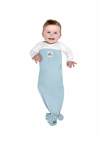 The Ollie Swaddle - Helps to Reduce The Moro (Startle) Reflex - Made from a Custom Designed Moisture-Wicking Material (Sky)