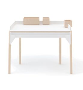 oeuf brooklyn desk - birch, white