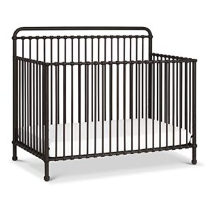 namesake winston 4-in-1 convertible metal crib in vintage iron, greenguard gold certified