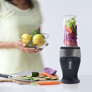 Ninja Personal Blender for Shakes, Smoothies, Food Prep, and Frozen Blending with 700-Watt Base and (2) 16-Ounce Cups with Spout Lids (QB3000SS)