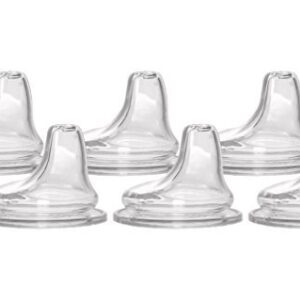 6 Packs of NUK Replacement Silicone Spout, Clear