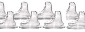 NUK Replacement Spouts Clear Silicone - 10 Pack