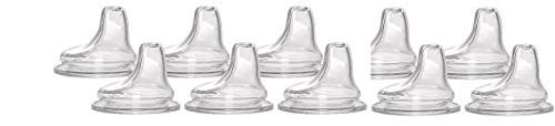 NUK Replacement Spouts Clear Silicone - 10 Pack