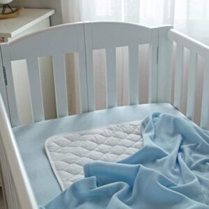 TL Care 100% Natural Cotton Swaddle/Thermal Blanket, Blue, Soft Breathable, for Boys and Girls