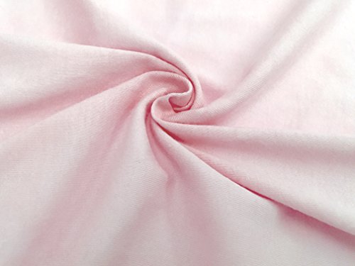 TL Care 100% Natural Cotton Value Jersey Knit Fitted Pack N Play Playard Sheet, Pink, Soft Breathable, for Girls