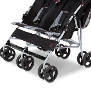 Jeep Scout Double Stroller, Lunar Burgundy