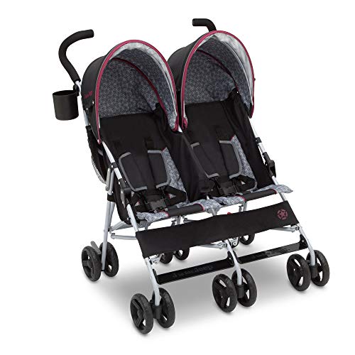 Jeep Scout Double Stroller, Lunar Burgundy