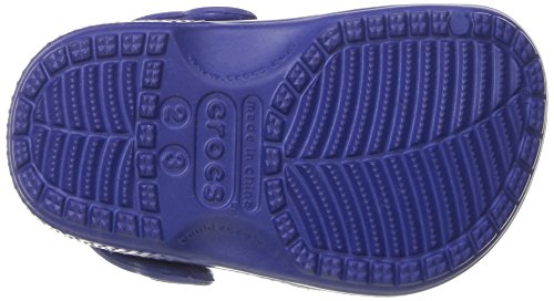 Crocs Unisex-Baby Classic Littles Clogs |Baby Shoes, Cerulean Blue, 2-3 Infant