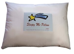 pillowflex sleep & toddler pillow (18x24 inches) - soft faux synthetic down alternative pillows perfect for toddlers, bed pillows for sleeping wedge with neck support and allergy free kid's pillows.