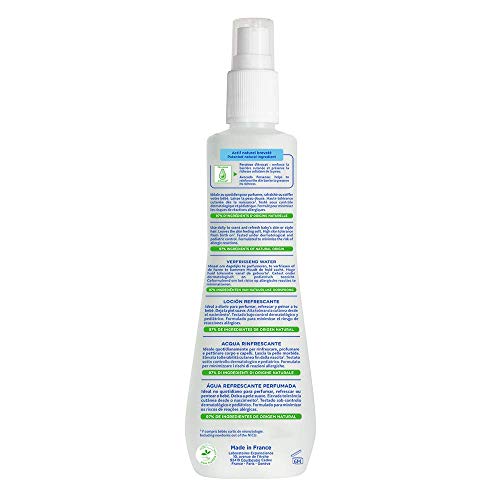 Mustela Baby Hair Styler & Skin Freshener - with Natural Avocado & Chamomile Water - Vegan & Hypoallergenic - 6.76 fl. oz.