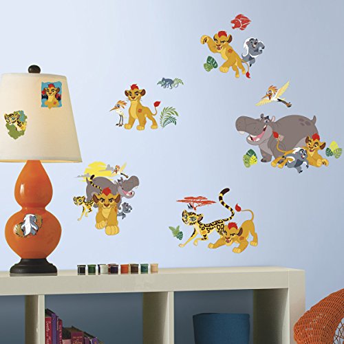 RoomMates RMK3174SCS The Lion King Lion Guard Peel and Stick Wall Decals