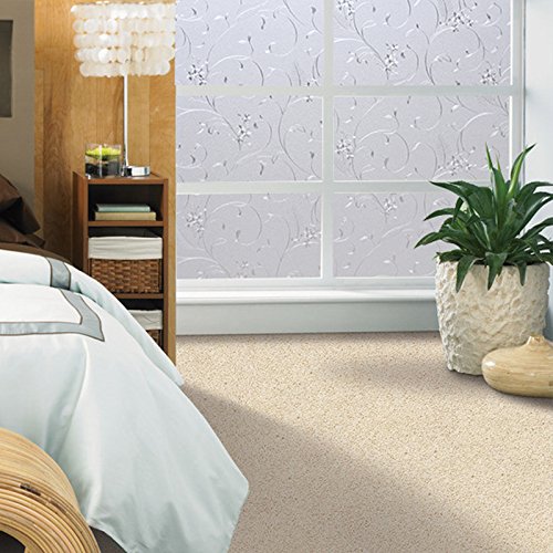 Niviy Static Cling Non-Adhesive Window Film Frosted Glass Bathroom Door Decoration Privacy Covering (17.7"x 78.7")