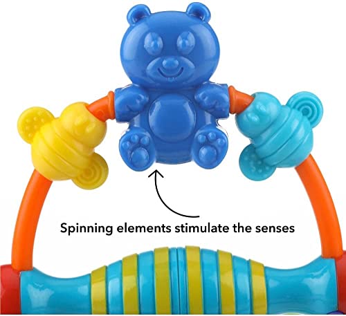 Nuby Silly Spinwheel with Suction Base High Chair Interactive Toy for Early Development