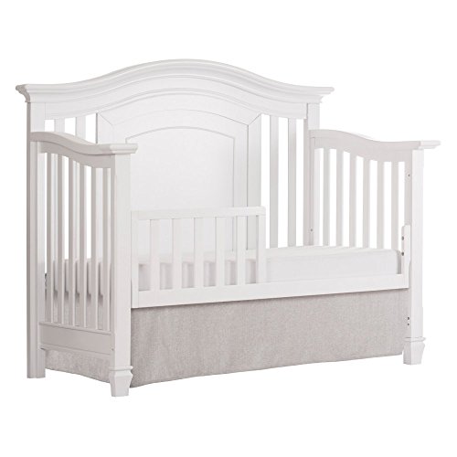 Evolur Fairbanks 5-in-1 Convertible Crib in Winter White