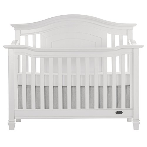 Evolur Fairbanks 5-in-1 Convertible Crib in Winter White