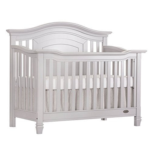 Evolur Fairbanks 5-in-1 Convertible Crib in Winter White