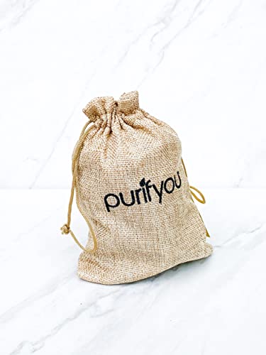 100% Natural Bamboo Charcoal Air Purifying Bag - Set of 12 Carbon Filters, Deodorizer Bags, Odor Absorber for Diaper Pail, Trash, Shoes, Closets, Cars, Fridge, Pets House, Kitchen, Home by purifyou