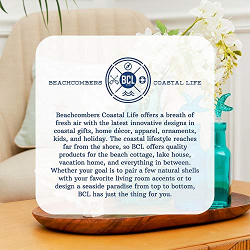 Beachcombers Beach House Framed Coastal Plaque Sign Wall Hanging Decor Decoration for The Beach Multi