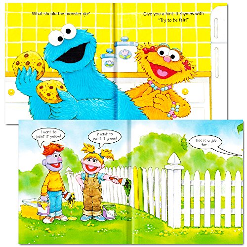 Sesame Street Elmo Manners Books for Kids Toddlers -- Set of 8