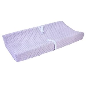 Carter's Changing Pad Cover Plush Velboa Bubble Dot - Orchid