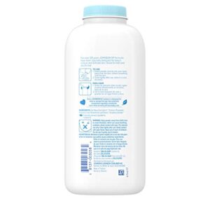 Johnson's Baby Powder for Delicate Skin, Hypoallergenic and Free of Parabens, Phthalates, and Dyes for Baby Skin Care, 1.5 oz