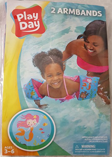 Play Day Ages 3-6 Armband Water Wings (Mermaids)