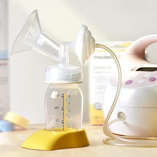 Maymom Baby Bottle Thread Changer or Bottle Converter; Compatible with Spectra S1 S2 Pumps Wide Mouth Flanges to use Medela Bottles, Ameda Bottles, Lifefactory Bottles, Dr. Brown Narrow Neck Bottles