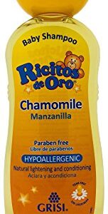 Ricitos de Oro Chamomile Baby Shampoo, Hypoallergenic Tear Free Baby Shampoo with Chamomille Extract; 8.4 Fl Oz