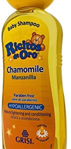 Ricitos de Oro Chamomile Baby Shampoo, Hypoallergenic Tear Free Baby Shampoo with Chamomille Extract; 8.4 Fl Oz