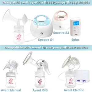 Nenesupply 9oz Wide Neck Breast Pump Bottles Use as Bottles for Pumping with Spectra S1 Spectra S2 9 Plus Breast Pumps. Pump Bottles for Spectra Pump. Breastmilk Storage and Collection Bottles