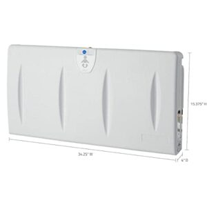 Karma Baby Wall Mounted Commercial Horizontal Diaper Changing Station - White