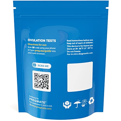 Pregmate 50 Ovulation Test Strips Predictor Kit (50 Count)