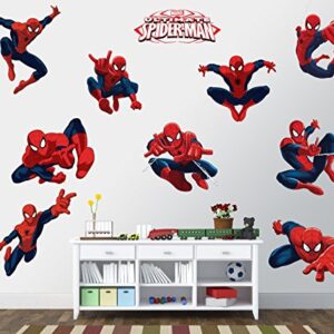 Spiderman Sticker Pack for Kids Room Wall Decor | Peel and Stick Wall Decal for Ultimate Spider-man Party Decoration by Dekosh