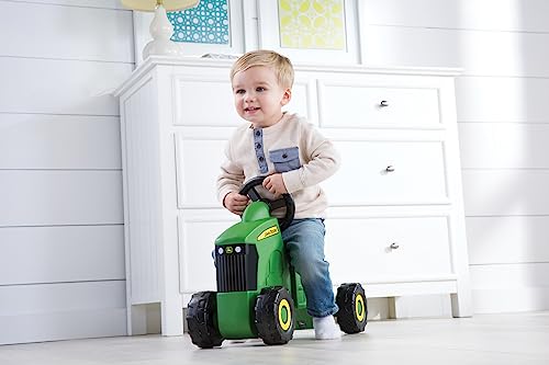 John Deere Sit 'N Scoot Activity Tractor Toy - John Deere Tractor - Ride On Toys - 20 x 9.8 x 16.15 inches - Toddler Toys Ages 2 Years and Up Green