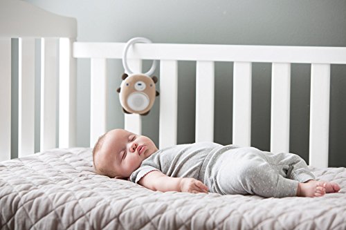 WavHello SoundBub, White Noise Machine and Bluetooth Speaker | Portable and Rechargeable Baby Sleep Sound Soother – Benji The Bear, Brown