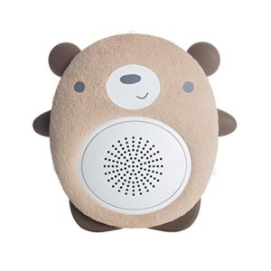 WavHello SoundBub, White Noise Machine and Bluetooth Speaker | Portable and Rechargeable Baby Sleep Sound Soother – Benji The Bear, Brown